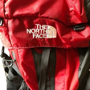 North Face hiking bag